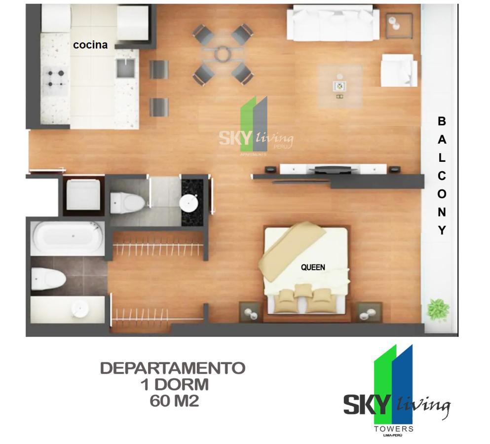 Skyliving Towers Apartments - Peru Lima Exterior photo